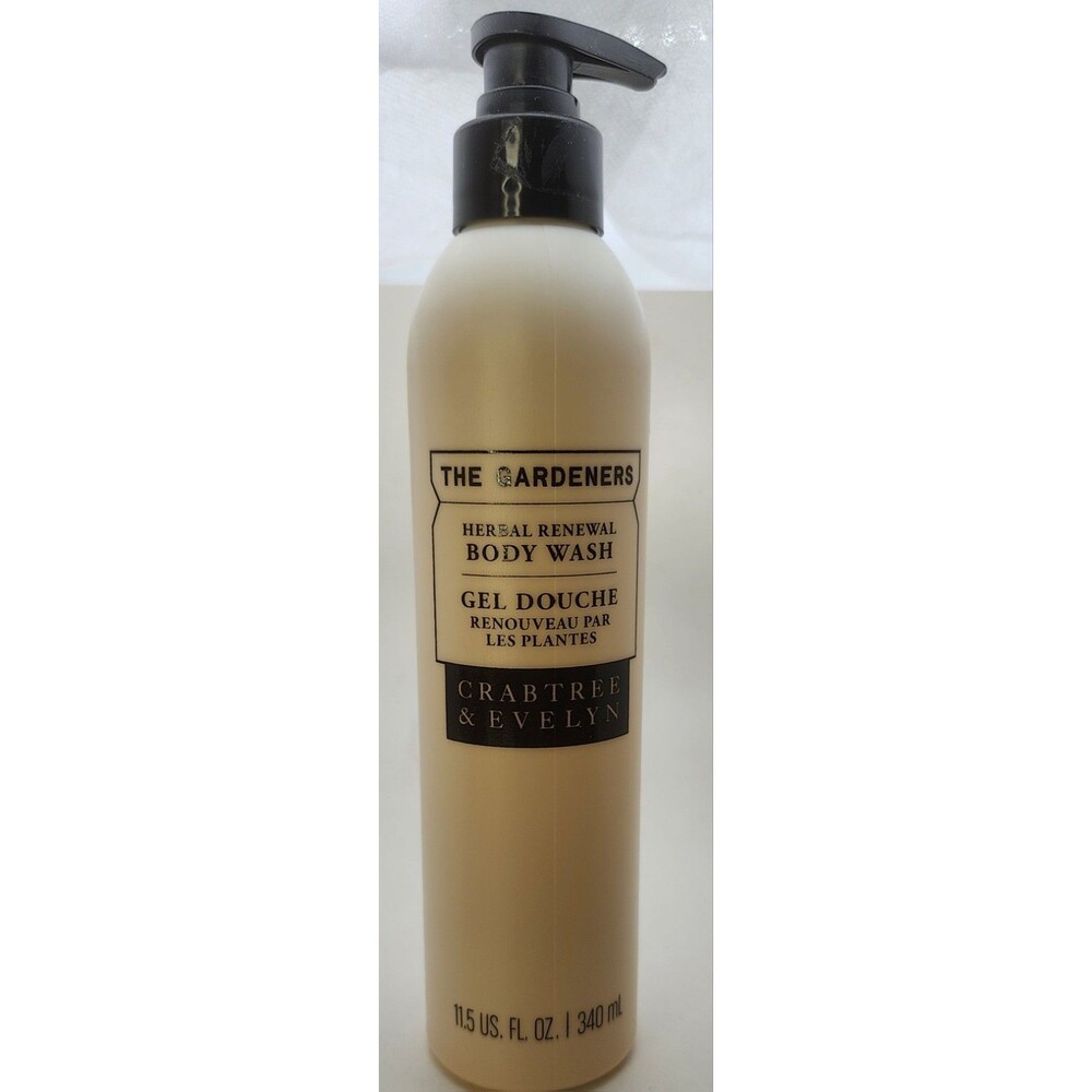 Crabtree & Evelyn The Gardeners Herbal Renewal Body Wash 11.5fl oz / 340ml NEW
